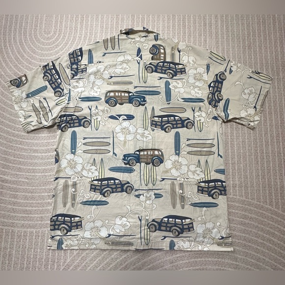 AFTCO Blue water shirt button Up XL men’s Beach Relaxed casual Vacation - Picture 2 of 7